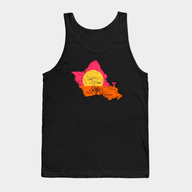 Endless Oahu Tank Top by HaleiwaNorthShoreSign